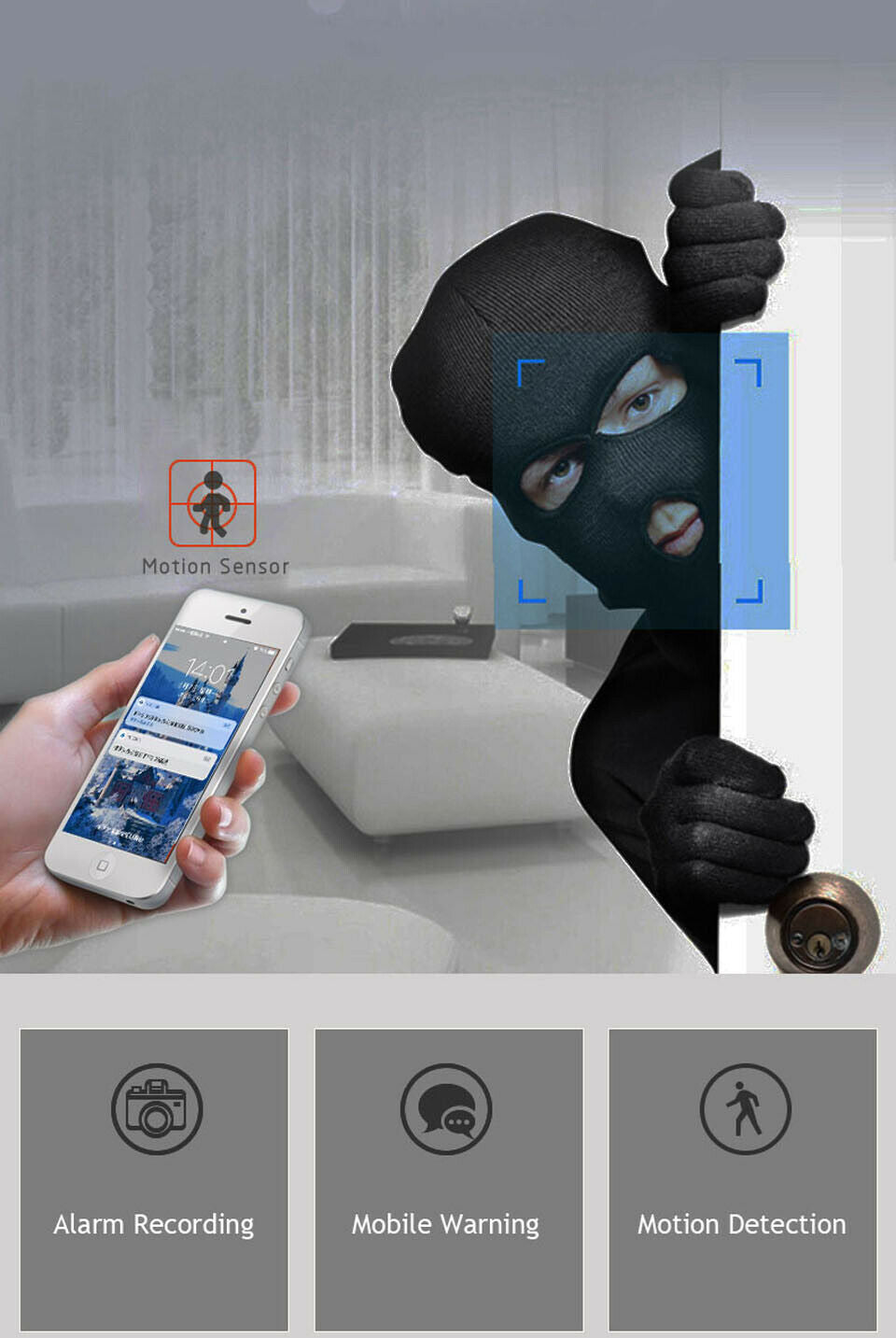 Cámara Guardián Inteligente 360° — Protege cada rincón.