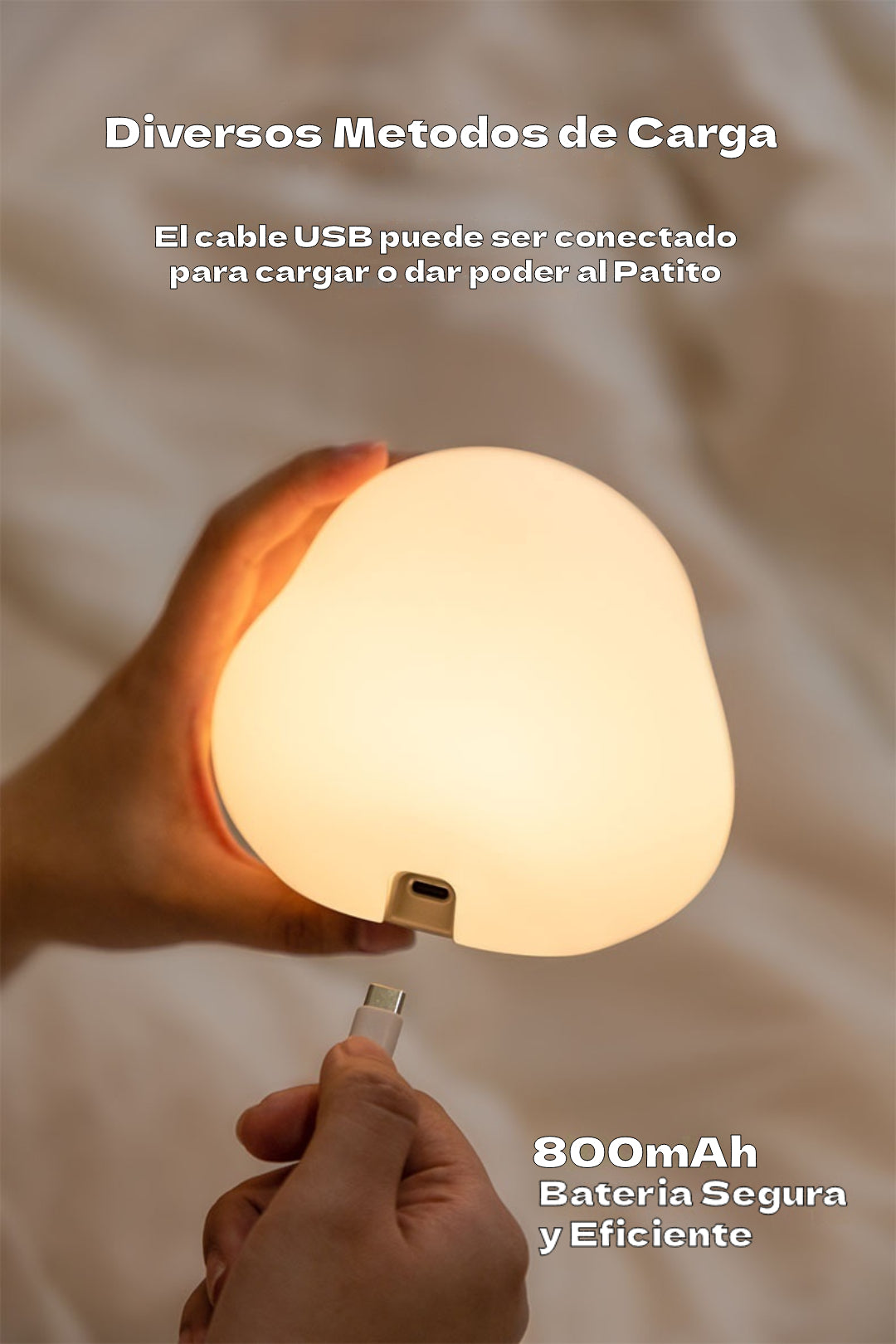 Lámpara de Patito Tierno