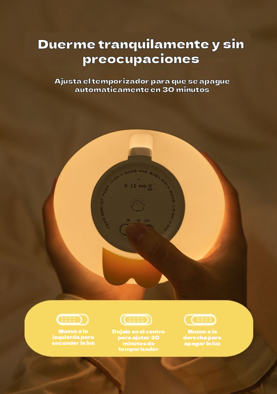 Lámpara de Patito Tierno