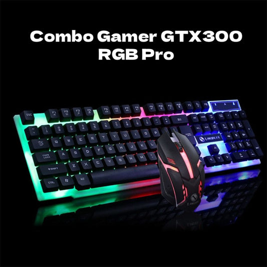 Combo Gamer GTX300 RGB Pro – Teclado + Mouse